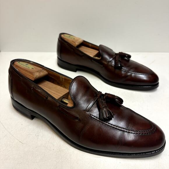FULLY RESOLED Alden x Brooks Brothers 771 Brown Calfskin Tassel Loafer USA 13 B main image 11